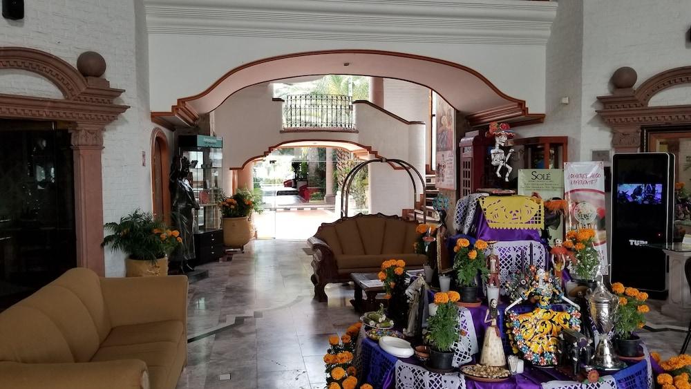 Gran Hotel Hacienda De La Noria Aguascalientes Esterno foto Interior of the hotel
