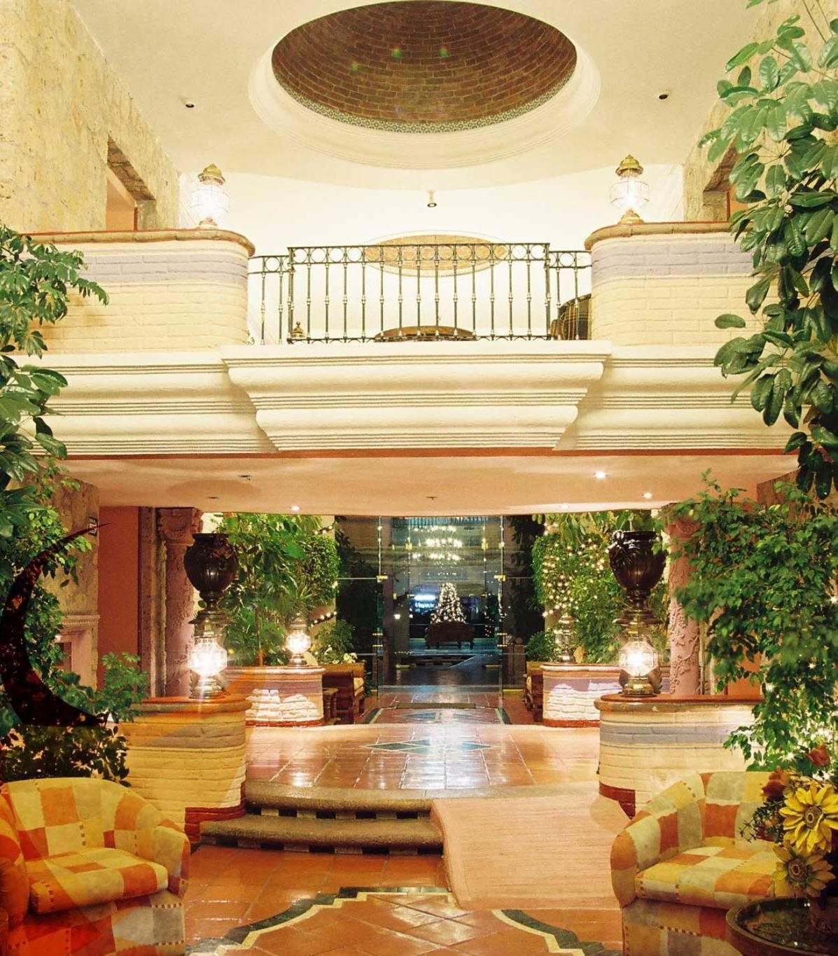 Gran Hotel Hacienda De La Noria Aguascalientes Esterno foto The lobby of the hotel