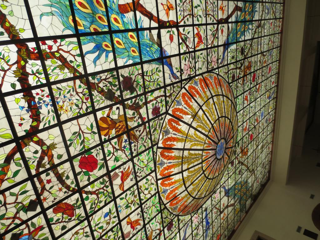 Gran Hotel Hacienda De La Noria Aguascalientes Esterno foto Stained glass window at the entrance of the museum