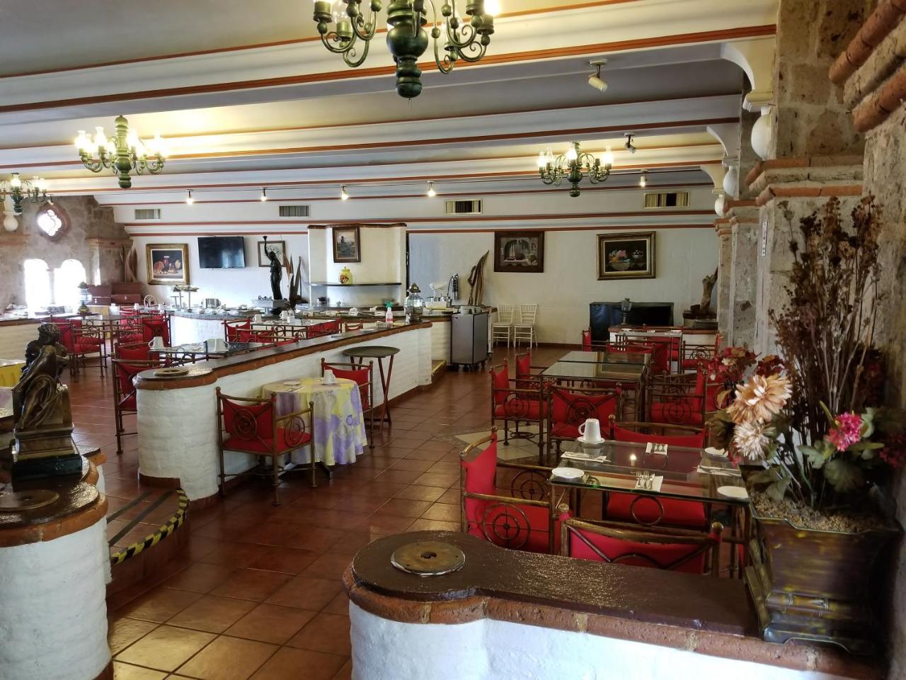 Gran Hotel Hacienda De La Noria Aguascalientes Esterno foto Restaurant in the hotel