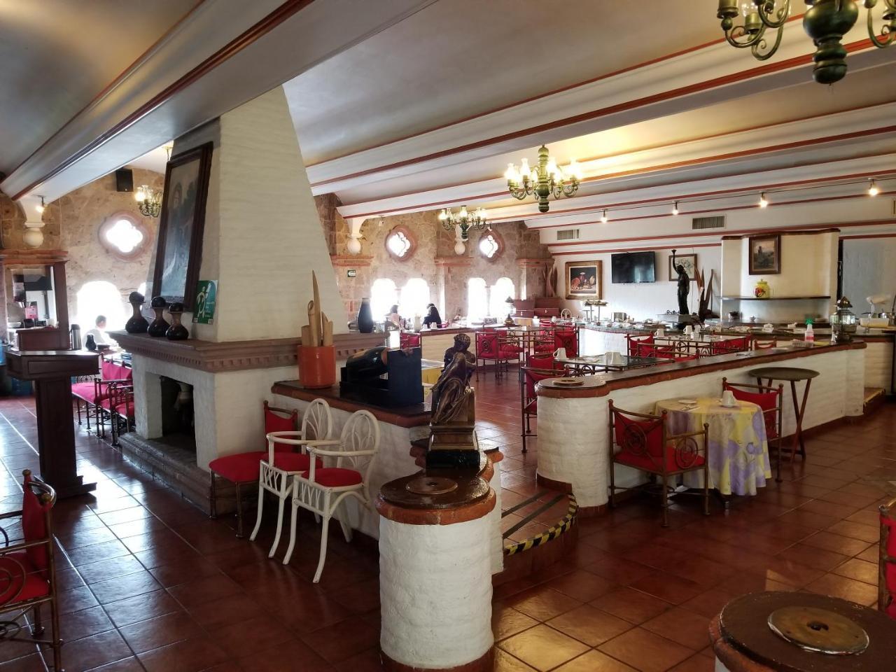 Gran Hotel Hacienda De La Noria Aguascalientes Esterno foto Interior of the restaurant
