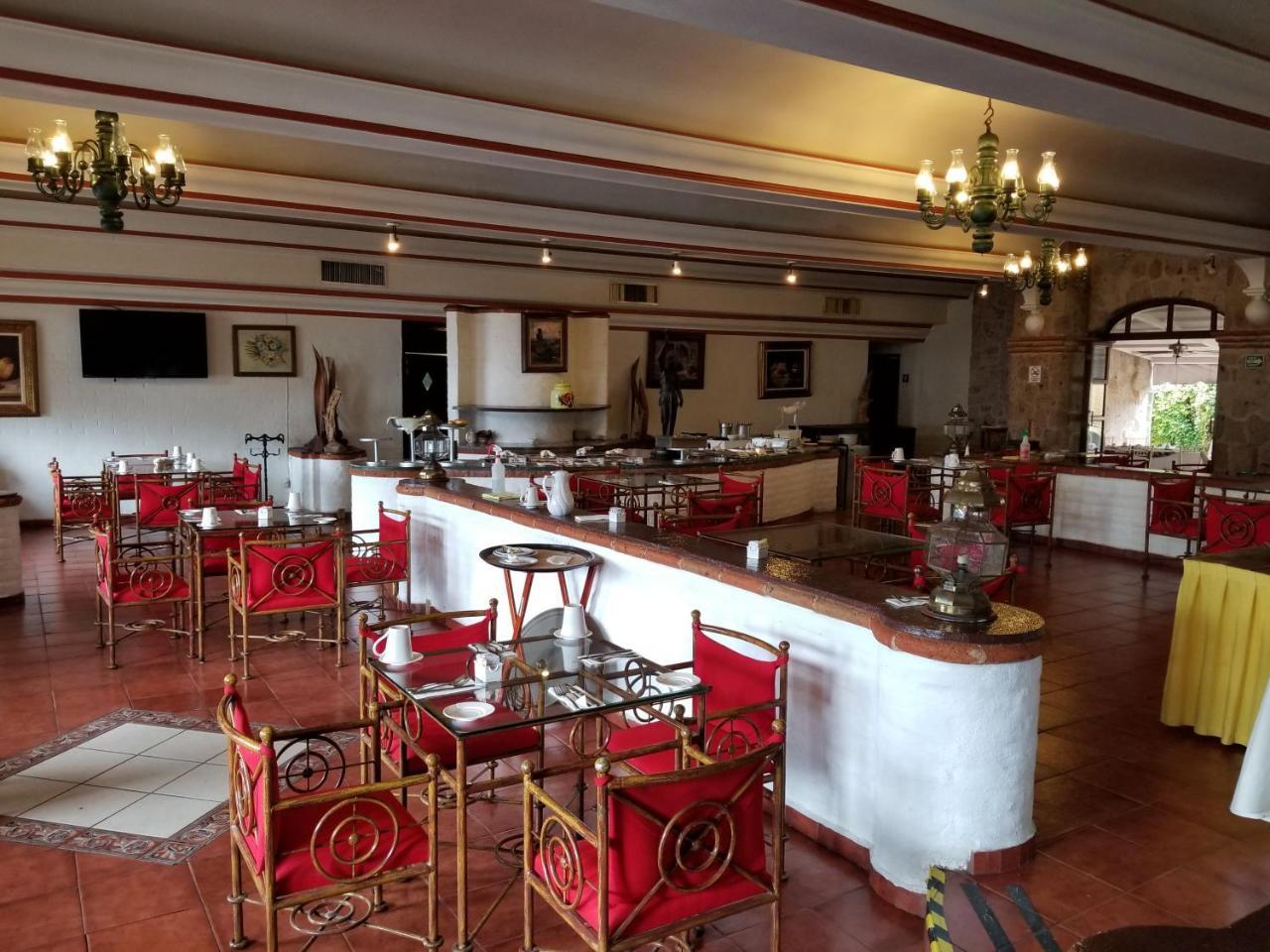 Gran Hotel Hacienda De La Noria Aguascalientes Esterno foto The restaurant at the hotel