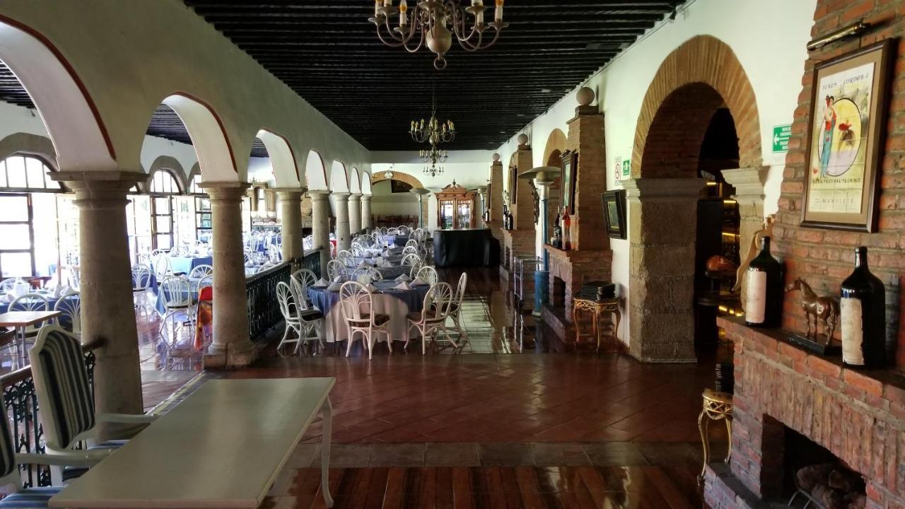 Gran Hotel Hacienda De La Noria Aguascalientes Esterno foto Restaurant in the hotel